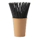 Cañitas de papel negra tecno .webp