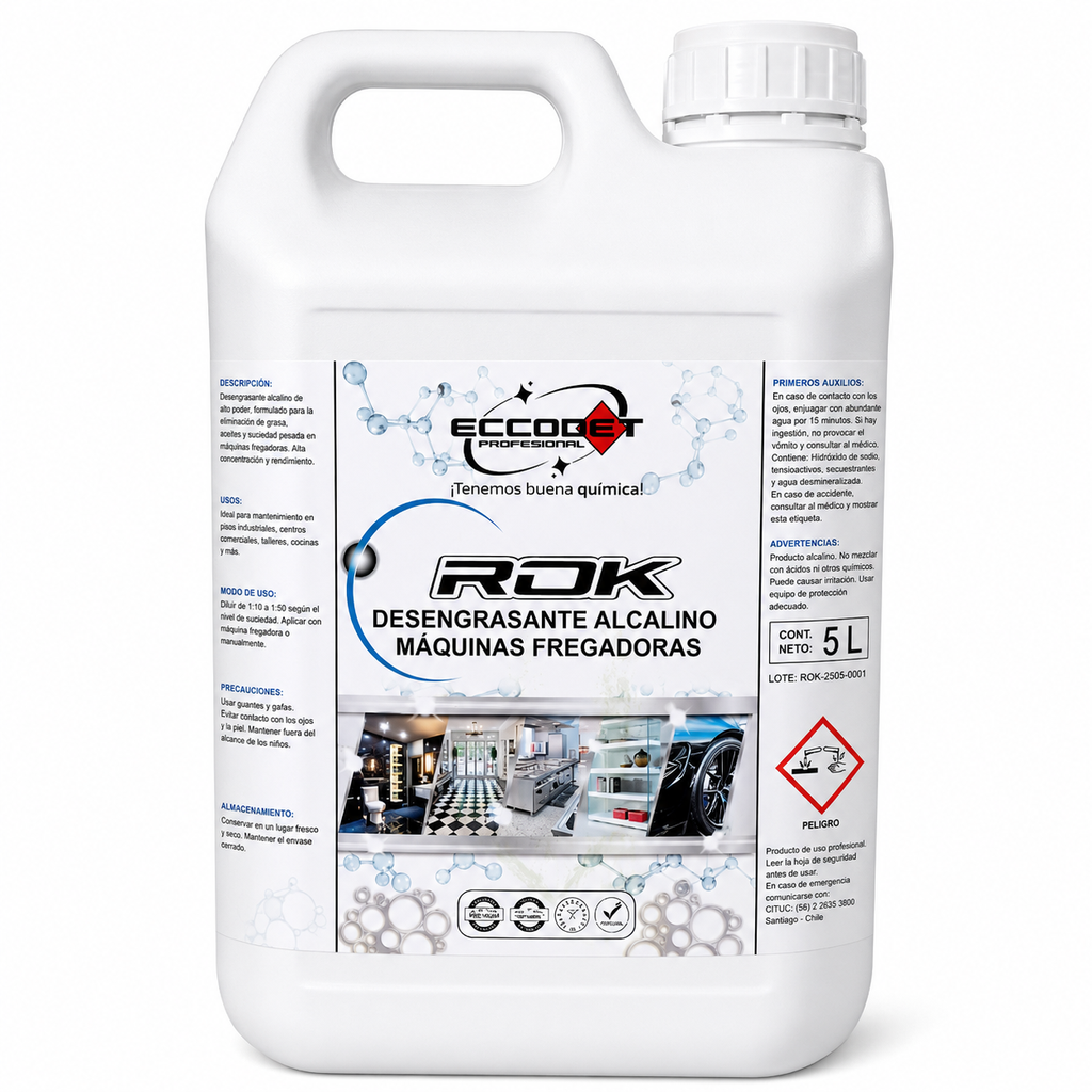 [51294] Desengrasante Rok para máquinas fregadoras 5 L