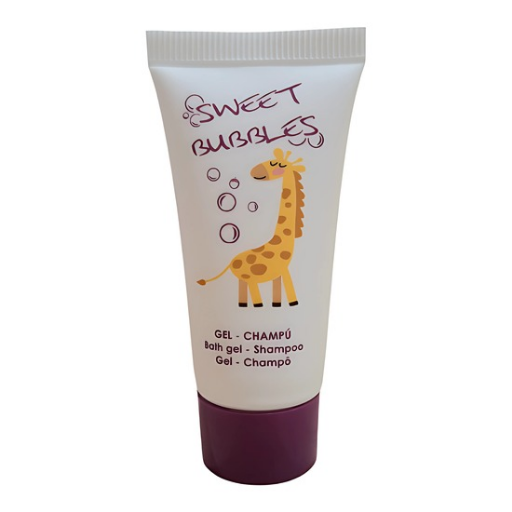 [5563TB] Champú más gel infantil fresa 20ml C/500 uds