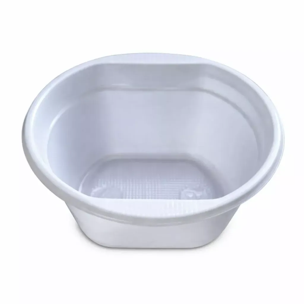 [0461] Cuenco de plástico blanco redondo 250 cc P/50 uds