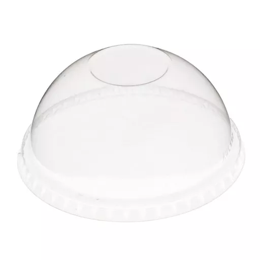 Tapa cúpula con agujero para vaso P/50 uds