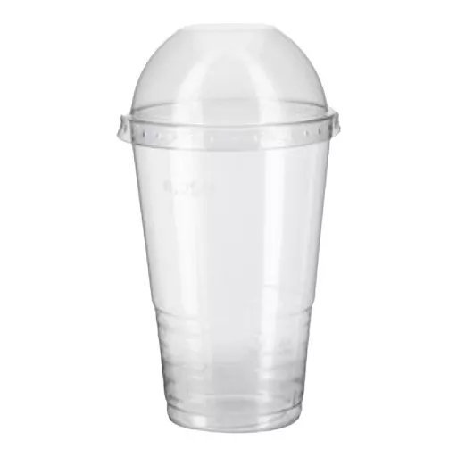 Vaso de plástico para batidos 450 cc P/50 uds (Sin Tapa)