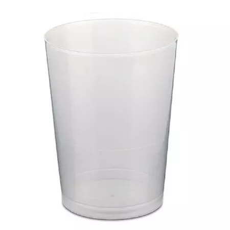 Vaso sidra de plástico polipropileno 500 cc P/25 uds