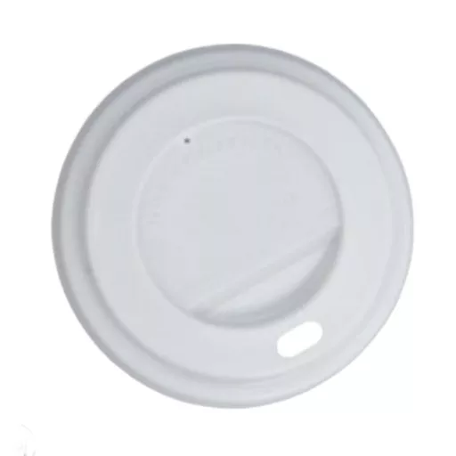 Tapa blanca para vaso de cartón 200 cc P/50 uds