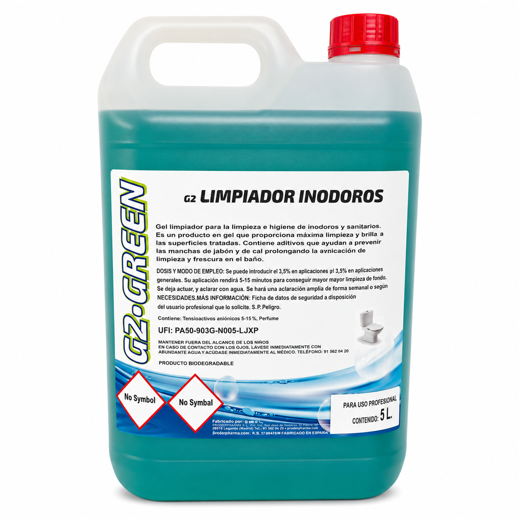 Limpiador para baños y griferías G2-Green 5 L