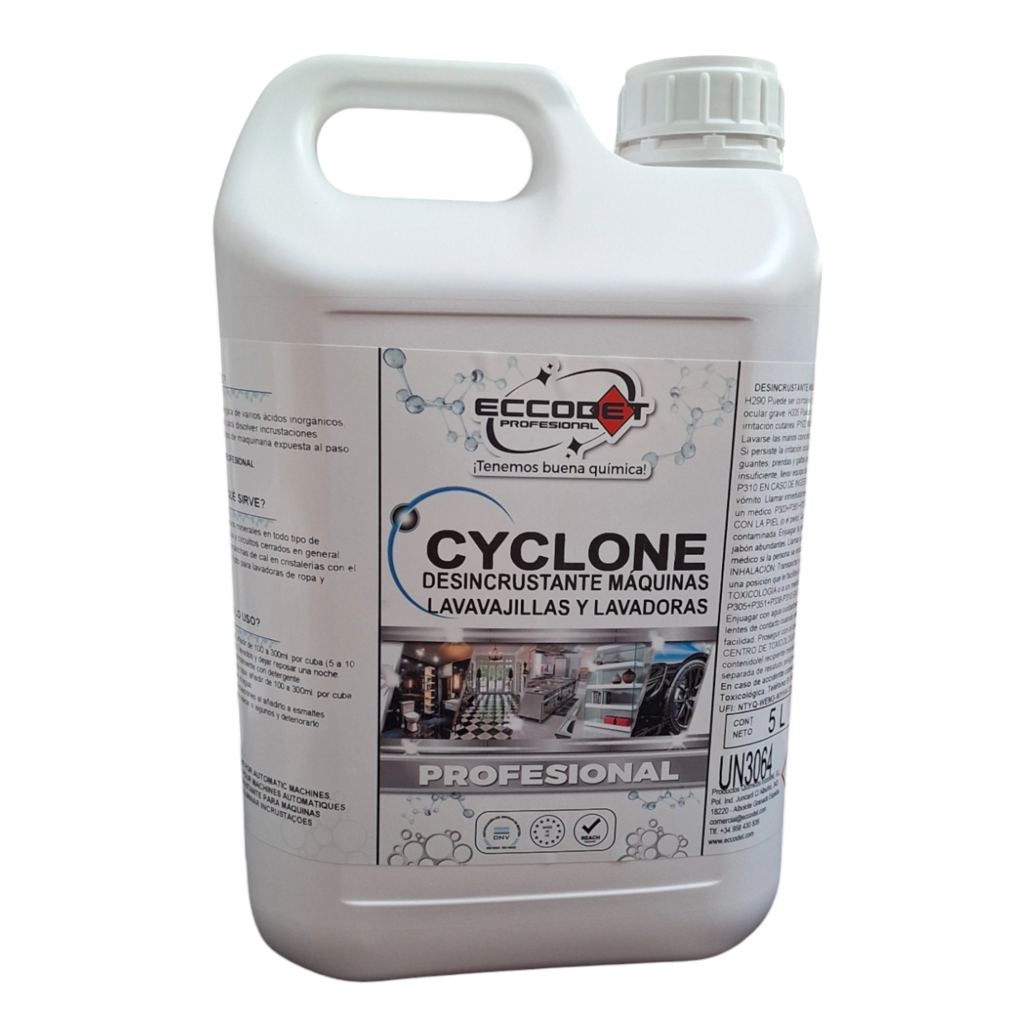 [51295] Antical para máquinas lavavajillas y lavadoras  Ciclone 5 L