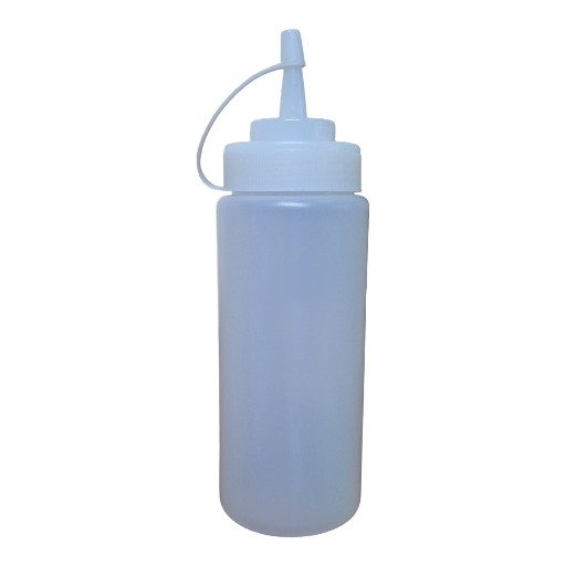 [18012343] Botella de plástico para salsas con tapón 480 ml