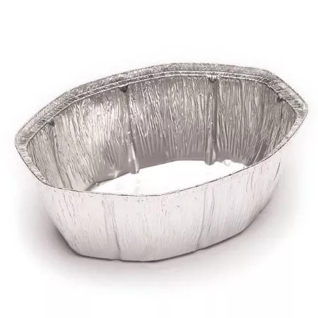 [ALBA00000003] Envase de aluminio ovalado para pollo 2500 cc P/100 uds