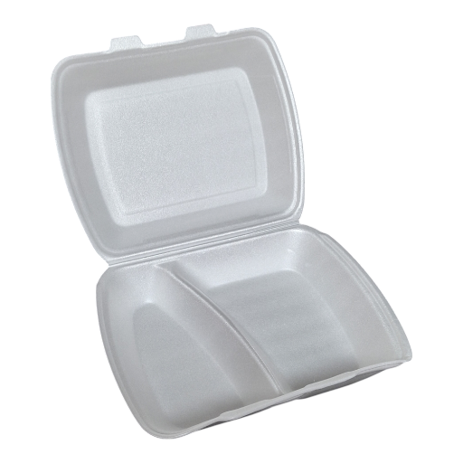 [0143] Envase Porex para comida 2 compartimentos P/100 uds